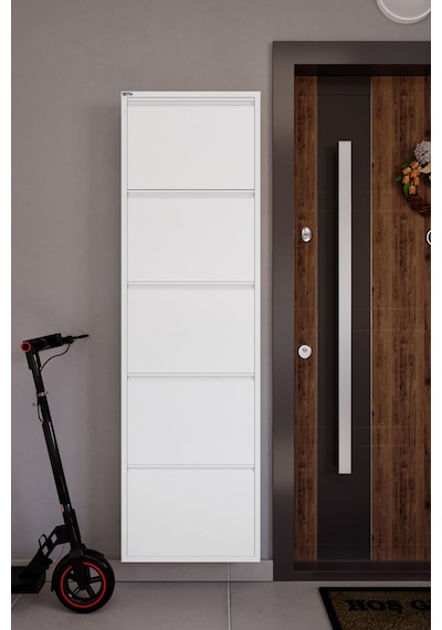 Ceha 5'li Metal Ayakkabılık - Kar Beyaz K.AYK-5 /AB9003