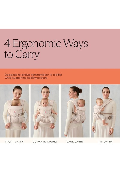 Yenidoğandan Yürümeye Başlayan Çocuklara Bebek Taşıyıcı, Ergonomik 4 Pozisyonlu Omni Klasik Mesh, Bebek Taşıy