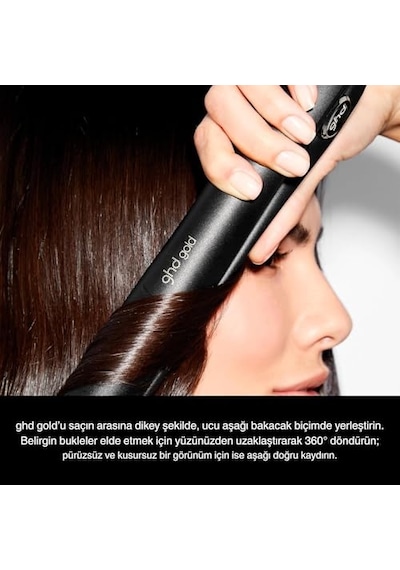 Ghd Gold Saç Düzleştirici Ve Şekillendirici, Tüm Saç Tipleri İçin, Siyah