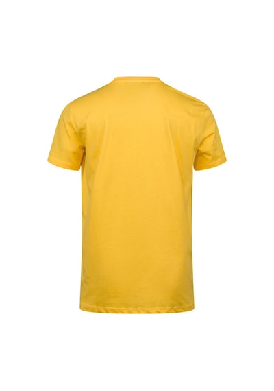 2as Alex Baskılı Erkek Sıfır Yaka T-shirt Sarı