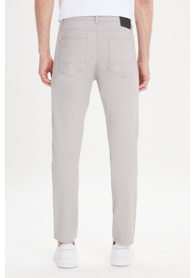 AC&Co / Altınyıldız Classics Erkek Tas Slim Fit Dar Kesim 5 Cep Armürlü Esnek Pantolon Tas