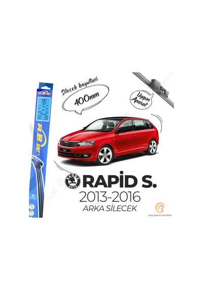 RBW Skoda Rapid Spaceback 2013 - 2016 Arka Sileceği