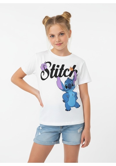 Sea Bubbles Stitch Çocuk Tişört St10412 BEYAZ