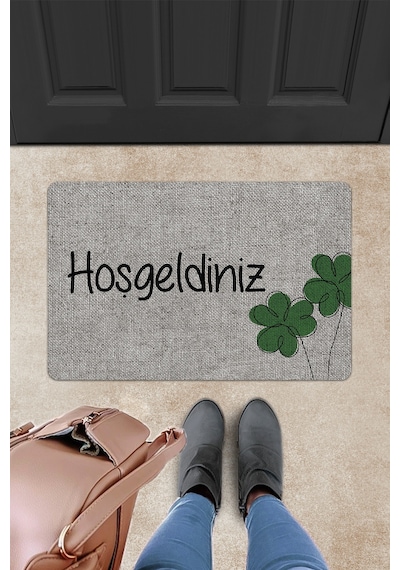 Evaşk Kapı Önü Paspası Vinil Kaymaz Tabanlı 45 X 70 Evaşkdm11116