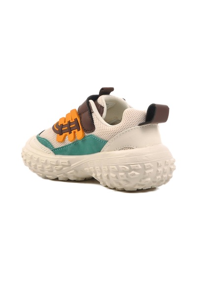 United Colors of Benetton Bej Memory Foam Cırtlı Çocuk Spor Ayakkabı Bnı-11136 P