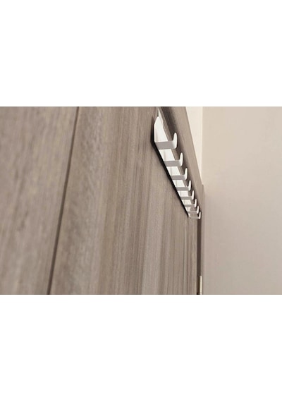 Metal Beyaz Amerikan Kapı Arkası Askılık Organizer Askılık Ve Banyo Kapı Arkası Askılık Mt60b