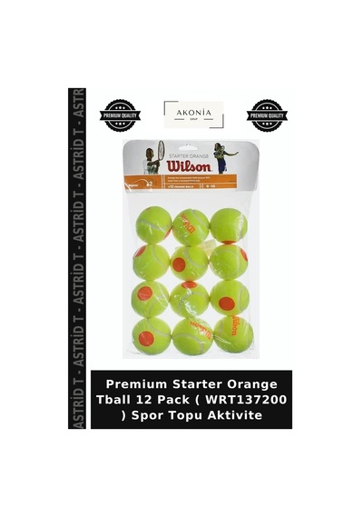 Premium Starter Orange Tball 12 Pack Wrt137200 Spor Topu Aktivite
