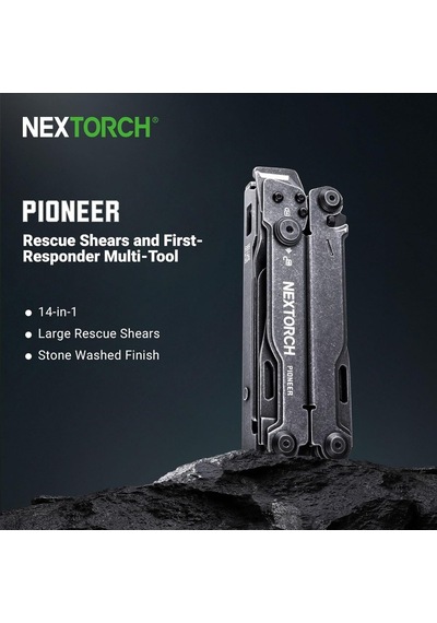 Nextorch Pıoneer Mt20 Çok Amaçlı Alet 14'ü 1 Arada Tekstil Kelepçe Ve Kesici