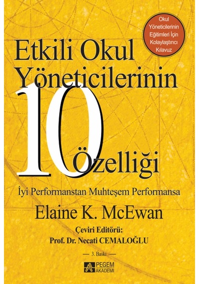 Etkili Okul Yöneticilerinin 10 Özelliği - Pegem Akademi Yayıncılık
