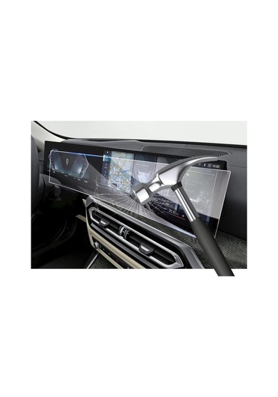 Bmw İ4 M50 Uyumlu Araç Ekran Koruyucu Şeffaf Nano Tam Kaplama Tek Parça 9h Kırılmaz