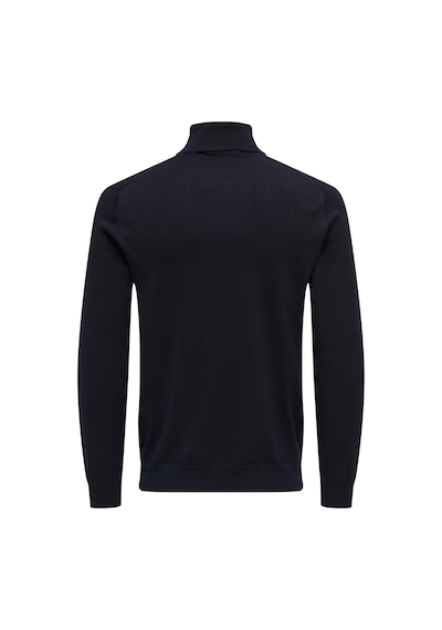 Only & Sons Erkek Mevsimlik Boğazlı Kazak - 22020879 Lacivert