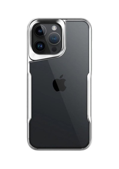 Apple Uyumlu - iPhone 16 Pro Kılıf Boyi Silikon Kapak - Gümüş