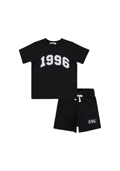 Civil Boys 1996 Baskılı 2-5 Yaş Takım - Siyah