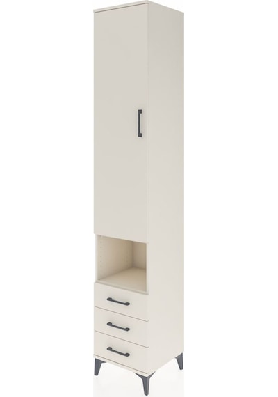 Hyperion Dolap 3 Raflı 3 Çekmeceli Tek Kapaklı 44x44x243 Ayta... Aytaşı