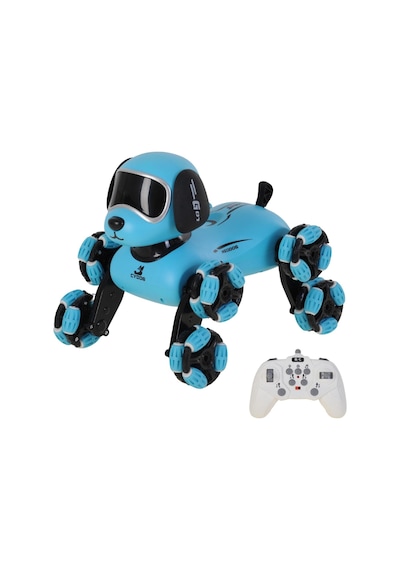 Uzaktan Kumandalı Şarjlı Robot Köpek Mavi Merdiven Çıkabilen Hareketli Oyuncak
