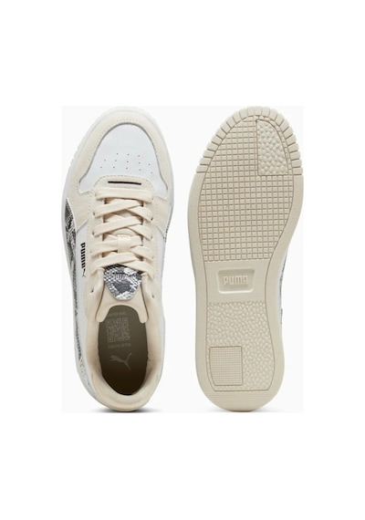 Puma Carina Street Snake Chic Kadın Spor Ayakkabı 40161101 40161101 Bey Beyaz