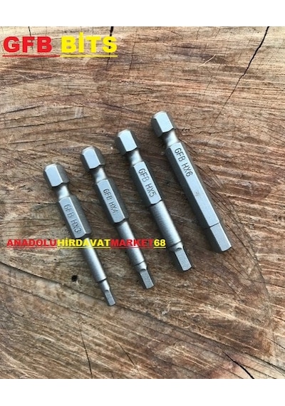 Gfb Bits Alyan Seti 3Mm 4Mm 5Mm 6Mm Allen Seti Mıknatıslı