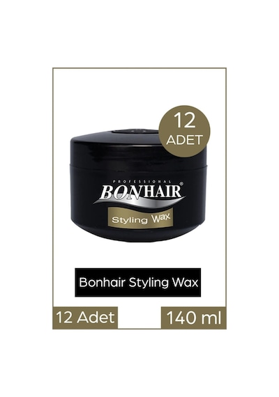 Bonhair Profesyonel Styling Wax 12 x 140 ML