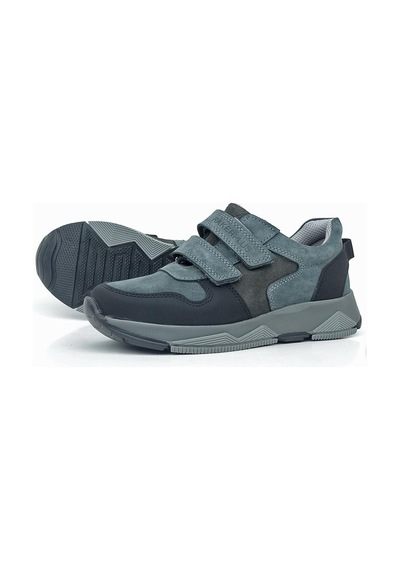 Rakerplus Hakiki Deri Koyu Gri Siyah Çocuk Cırtlı Sneakers Spor Ayakkabı Rakerplus Hakiki Deri Koyu Gri Siyah Çocuk Cırtlı Sneakers Spor Ayakkabı