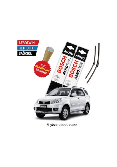 Bosch Aerotwin Daihatsu Terios Silecek Takımı (2006-2012)