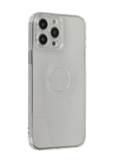 Apple İphone Uyumlu 13 Pro Max Kılıf Santa Lens Silikon - Şeffaf Çok Renkli