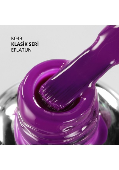 Kalıcı Oje K049, Eflatun, 10 Ml