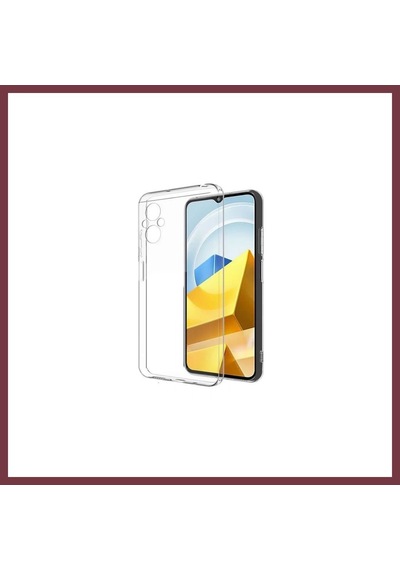 Storeşahin Xiaomi Poco M5 Uyumlu Kılıf Lüx Şeffaf Silikon Shn0720