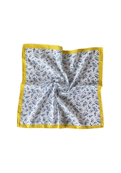 2 Li Pamuklu Bandana Seti Özel Desen Bandana Fular Çanta Aksesuarı Bandana 45x50 Cm Gri