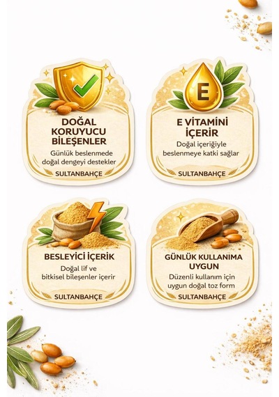 Sultanbahçe İğde Çekirdeği Tozu 200 Gr - Katkısız, %100 Doğal Öğütülmüş İğde Çekirdeği Unu
