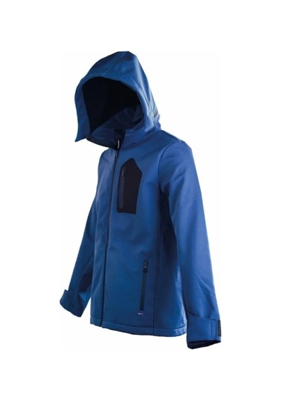 Exuma Erkek Mavi Softshell Mont 281137 Siyah