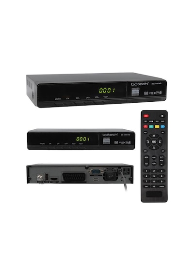 Botech Bs-5000 Hdmı + Scart + Usb Girişli 1080p Full Hd Uydu Alıcı