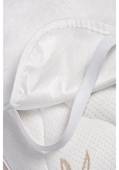 Mycey Sıvı Geçirmez Micro Alez 200x200 Cm Çift Kişilik Yatak Koruyucu Beyaz