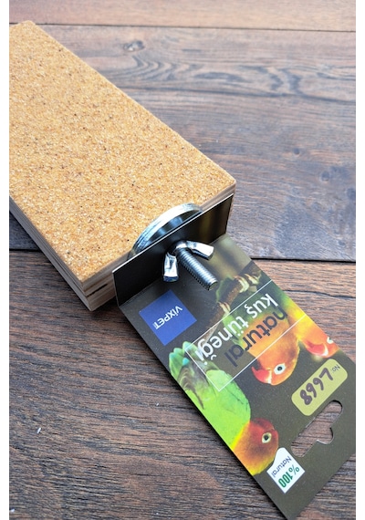 Vixpet Foxy Pedikürlü Papağan Stant Tüneği 18 cm Kumlu | Jako, Amazon, Alex, Sultan, Monk, Muhabbet