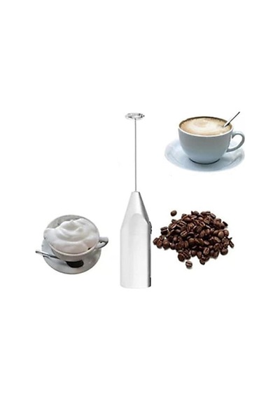 Pilli Metal Çırpıcı Mini Mixer Kahve Süt Köpürtücü Metal Diğer
