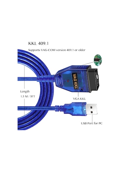 VAG COM 409.1 AUDI / VW / Seat Usb Kablo Vag Tarayıcı