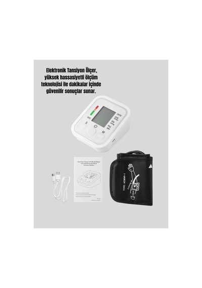 Kol Tipi Lcd Ekranlı Elektronik Tansiyon Monitörü - Verah16470-2117