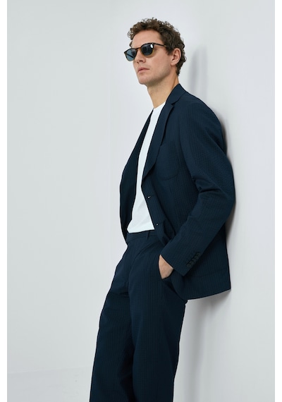 Lufian Piel Spor Erkek Blazer Ceket Slim Fit Lacivert Lacivert 111140171100200 Lacivert