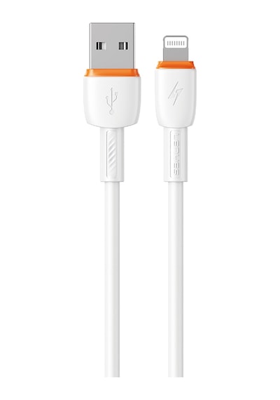 Lenyes Lc545 Apple Uyumlu iPhone Lightning Usb Kablo Hızlı Şarj Özellikli Data Ve Şarj Kablosu 12w 1m Beyaz