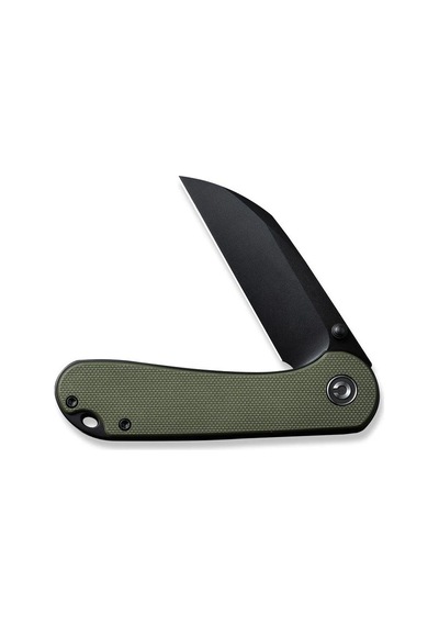 Civivi Elementum Flipper & Thumb Stud Knife Green G10 Handle Kamp Çakı Yeşil