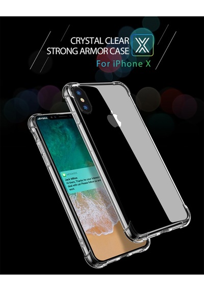 Apple Uyumlu iPhone 5 6 7 8 X Plus Kaliteli Anti Sok Seffaf Kilif 519180259