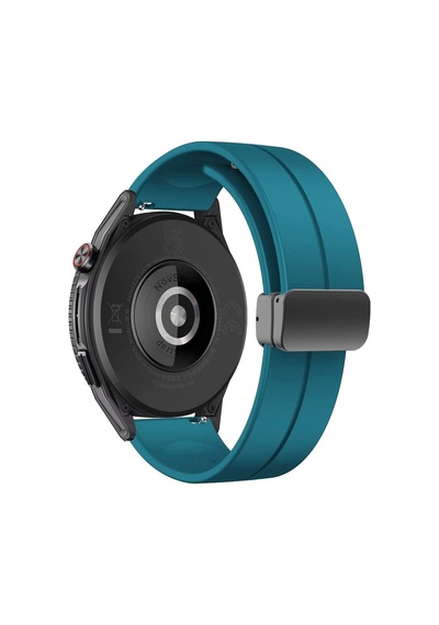 Novstrap Huawei Watch Gt4-Gt3-Gt3 Pro-Gt3 Se Elite-Gt2-Gt2e 46mm Uyumlu 22mm Silikon Magnet Kordon