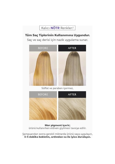 Lador Renk Eşitleyici ve Koruyucu Turunculaşma Karşıtı Mor Saç Kremi LADOR Yellow Treatment 300 ML