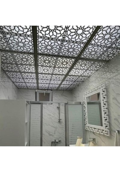 60x60 Cm Asma Tavan Uyumlu Led Döşenebilir- Tavan Paneli-siyah Renk