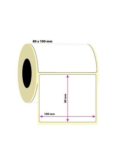80x100 Termal Etiket 5 Rulo 2500 Adet Diğer
