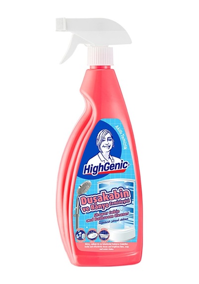 4 Adet Highgenic Duşakabin Temizleyici 750 Ml