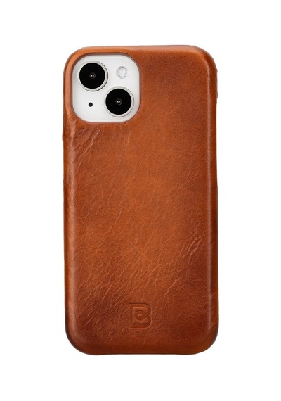 Bouletta Apple Uyumlu iPhone 15 Deri Arka Kapak F360 Rst2ef