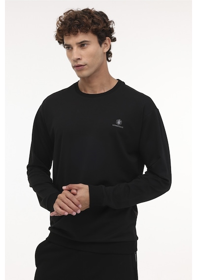 Lumberjack M-sn75 Bsc C Neck Sw 4pr Siyah Erkek Sweatshirt Siyah