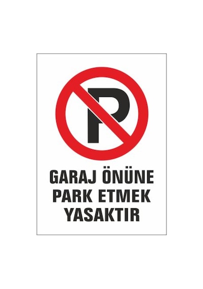 Park Yasak Levhaları 5 Adet