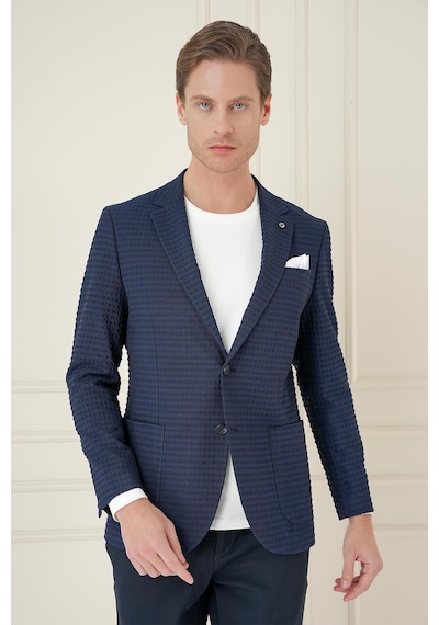 Efor C 695 Slim Fit Lacivert Spor Ceket Lacivert