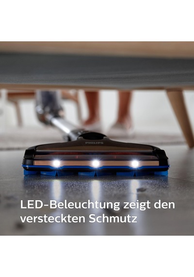 Philips Kablosuz Akülü Elektrikli Süpürge, 360 Derece Emme Başlığı